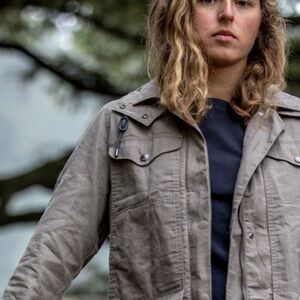 Filson Moorcroft jacket NEW Lightweight Taupe hood hoodie cotton gray taupe XS